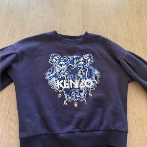 Kenzo Blue Tiger Sweatshirt Iconic Design